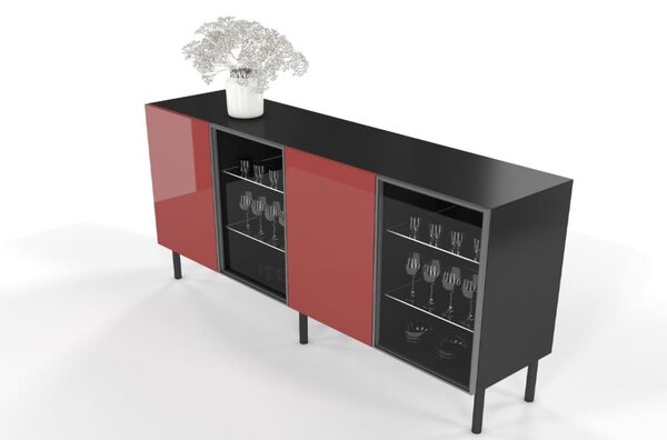 Podsvícená moderní komoda Lilka