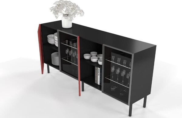 Podsvícená moderní komoda Lilka
