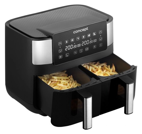 Concept FR8000 Horkovzdušná fritéza DOUBLE 8 l