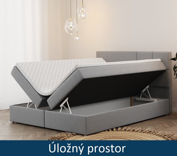 Čalouněná postel Bali - Matt Velvet 74 Rozměr: 120x200