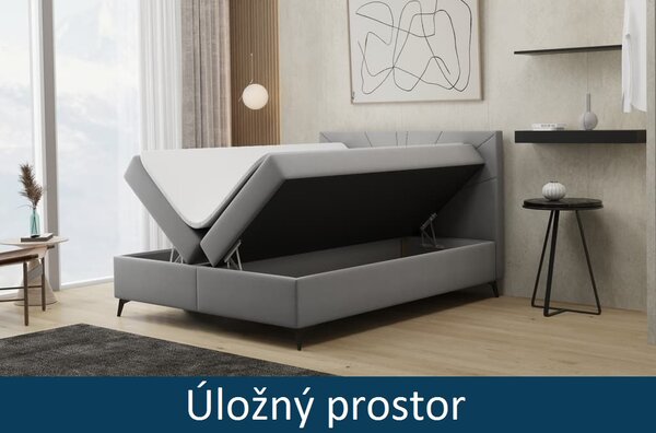 Čalouněná postel Rose - Matt Velvet 97 Rozměr: 120x200
