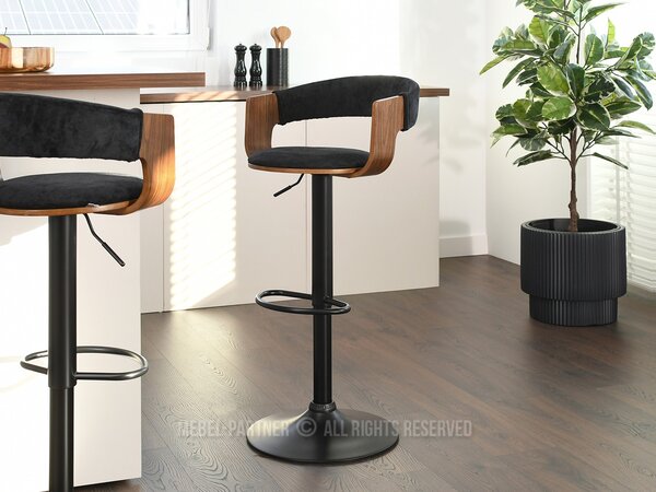 Židle Hoch (ořech tmavý + černá). Akce -10%