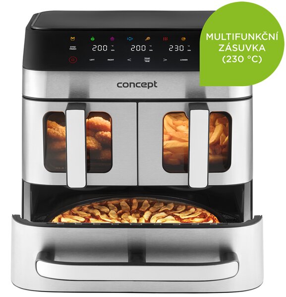Concept FR9000 Horkovzdušná fritéza PIZZA TRIO 18,5 l