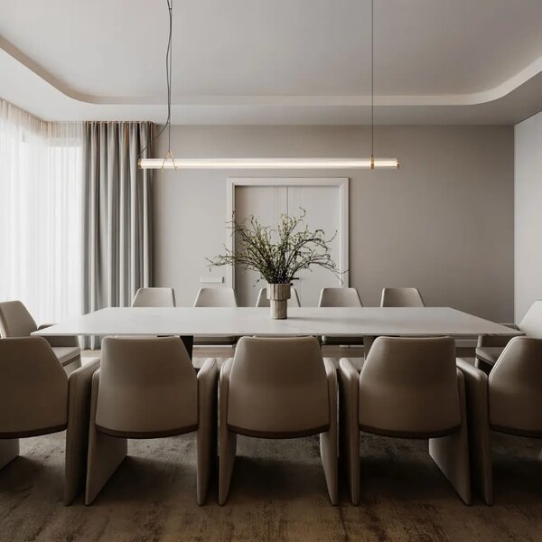 -25 % Dny Marianne - Nova Luce Skleněné závěsné LED světlo Eliot 102 cm