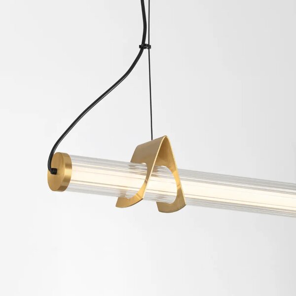 -25 % Dny Marianne - Nova Luce Skleněné závěsné LED světlo Eliot 102 cm