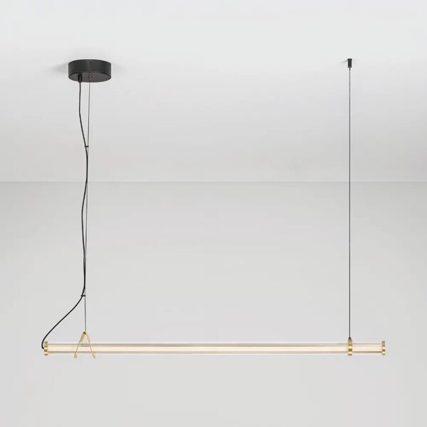 -25 % Dny Marianne - Nova Luce Skleněné závěsné LED světlo Eliot 102 cm