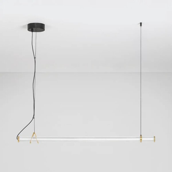 -25 % Dny Marianne - Nova Luce Skleněné závěsné LED světlo Eliot 102 cm