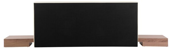LED postel ZEN 160 x 200 cm Hnědý jasan