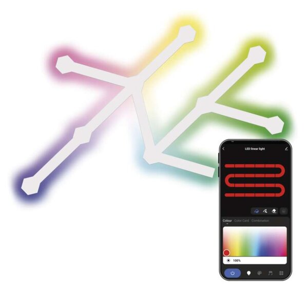 EMOS GoSmart LED svítidlo Lines bílé 1555249000