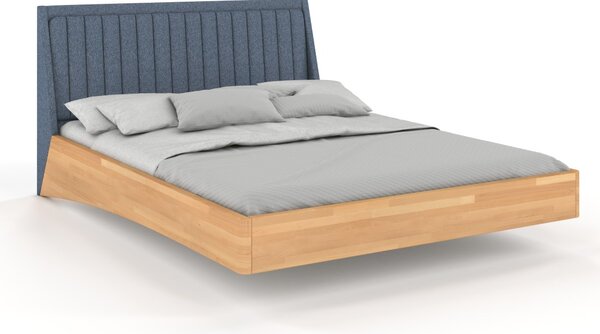 Levitující postel Ulf 160x200 cm - masiv buk 4 cm 160x200, Odstín moření: Buk přírodní, Čalounění: Solid 79