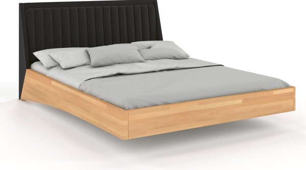 Levitující postel Ulf 160x200 cm - masiv buk 4 cm 160x200, Odstín moření: Buk přírodní, Čalounění: Solid 79