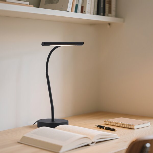 Stolní lampa Art Deco černá vč. LED - Tableau