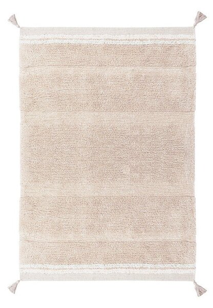 Světle růžový pratelný ručně tkaný bavlněný koberec 90x130 cm Bloom Rose – Lorena Canals