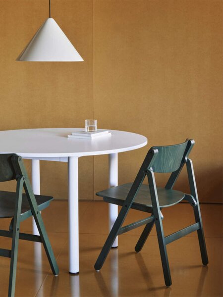 HAY Skládací židle Backflip, cedar green lacquered beech