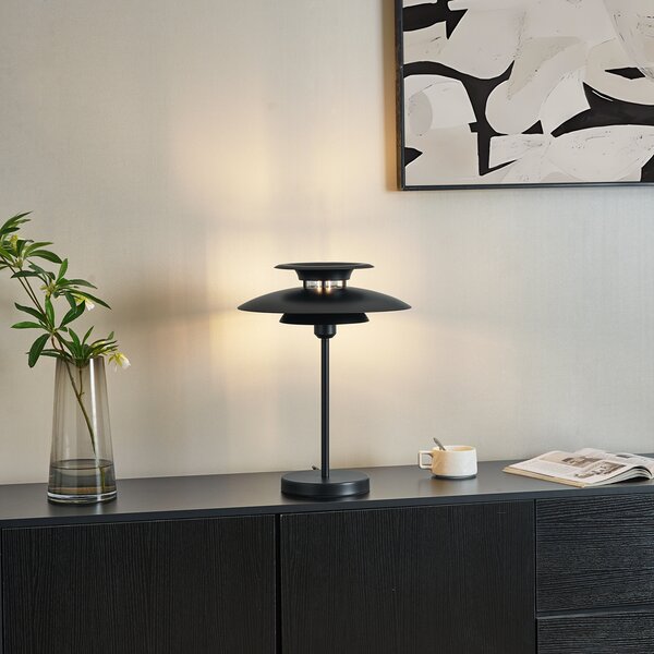 Retro stolní lampa černá ocel 45 cm - Pauly