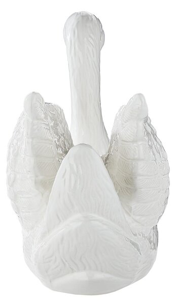 ODETTE Dekorace labuť 21 cm