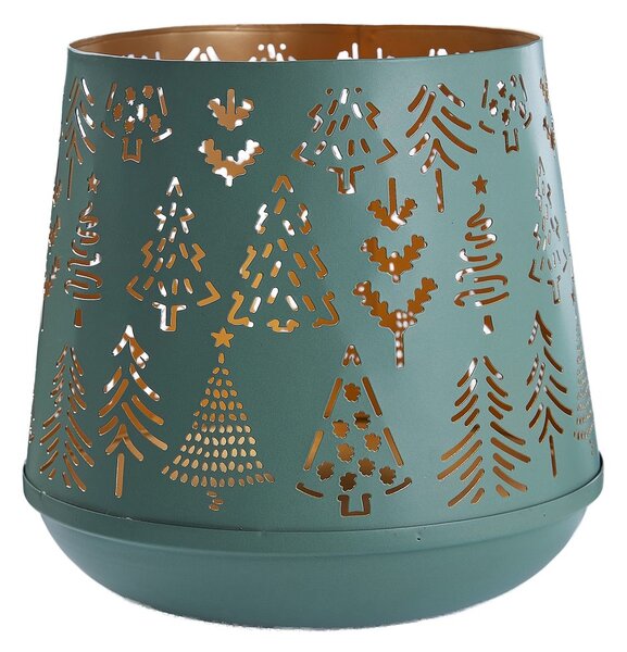 MOUNTAIN LODGE Lucerna 18 cm - zelená