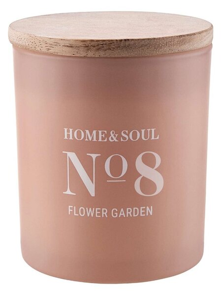 HOME & SOUL Vonná svíčka se sójovým voskem No. 8 Flower Garden