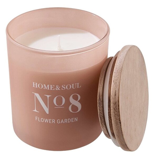 HOME & SOUL Vonná svíčka se sójovým voskem No. 8 Flower Garden