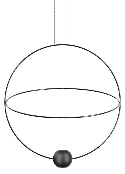 Lodes 20621 2227 Elara medium, závěsné svítidlo LED 27W 2700K, černá, průměr 60cm