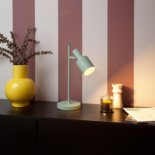 Moderní stolní lampa zelená - Stijn