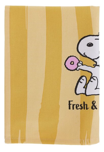 PEANUTS Utěrka "Fresh & Clean" - žlutá