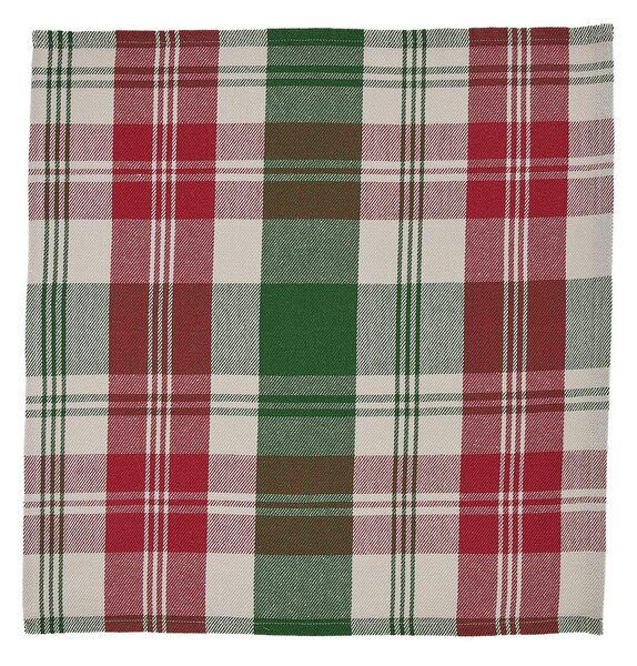 HIGHLANDS Ubrousek 42 x 42 cm - červená/zelená