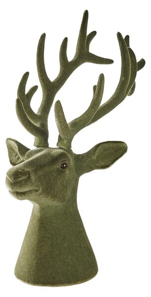 MOUNTAIN LODGE Hlava jelena 51 cm - zelená