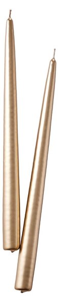 TWIN FLAME Sada svíček 2 ks 31 cm - zlatá