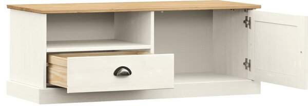 VidaXL TV stolek VIGO 106 x 40 x 40 cm masivní borové dřevo [353176] Barva: Hnědá