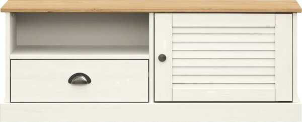 VidaXL TV stolek VIGO 106 x 40 x 40 cm masivní borové dřevo [353176] Barva: Hnědá
