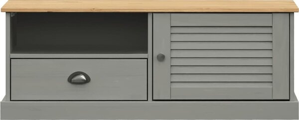 VidaXL TV stolek VIGO 106 x 40 x 40 cm masivní borové dřevo [353176] Barva: Hnědá