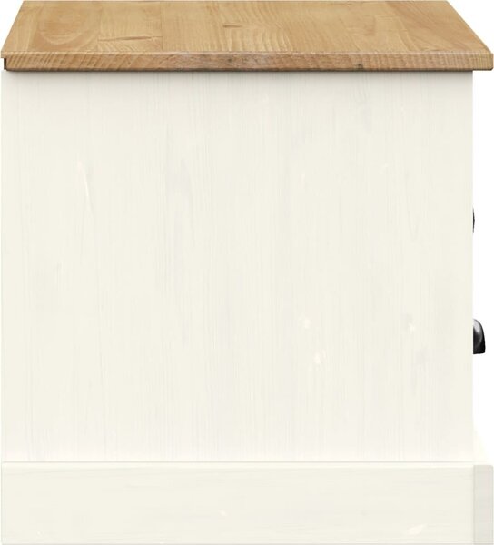 VidaXL TV stolek VIGO 106 x 40 x 40 cm masivní borové dřevo [353176] Barva: Hnědá