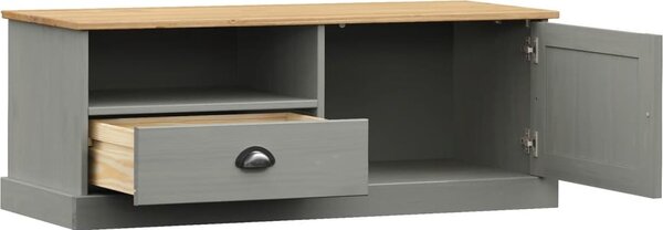 VidaXL TV stolek VIGO 106 x 40 x 40 cm masivní borové dřevo [353176] Barva: Hnědá