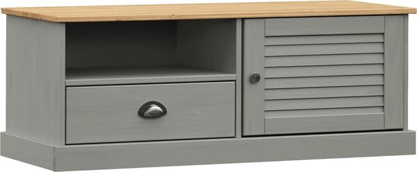 VidaXL TV stolek VIGO 106 x 40 x 40 cm masivní borové dřevo [353176] Barva: Hnědá