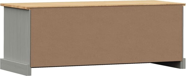VidaXL TV stolek VIGO 106 x 40 x 40 cm masivní borové dřevo [353176] Barva: Hnědá