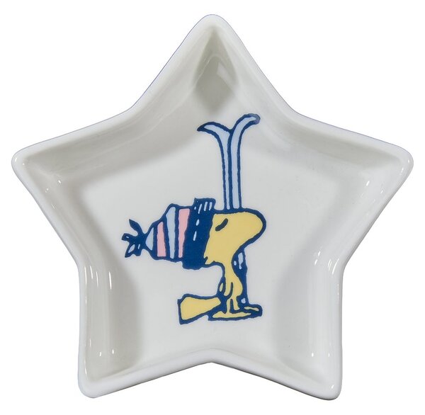 PEANUTS Talířek na šperky hvězda Woodstock a lyže 10 cm