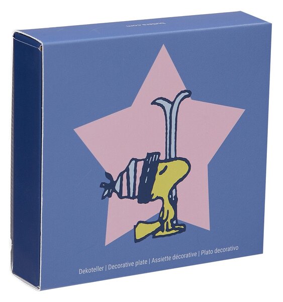 PEANUTS Talířek na šperky hvězda Woodstock a lyže 10 cm