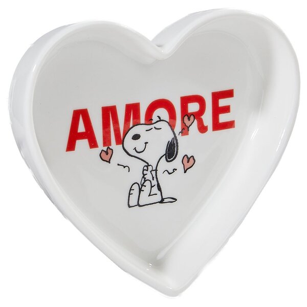 PEANUTS Talířek na šperky srdce "Amore" 10 cm