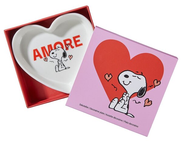PEANUTS Talířek na šperky srdce "Amore" 10 cm