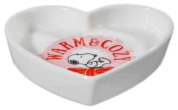 PEANUTS Talířek na šperky srdce "Warm & Cozy" 10 cm