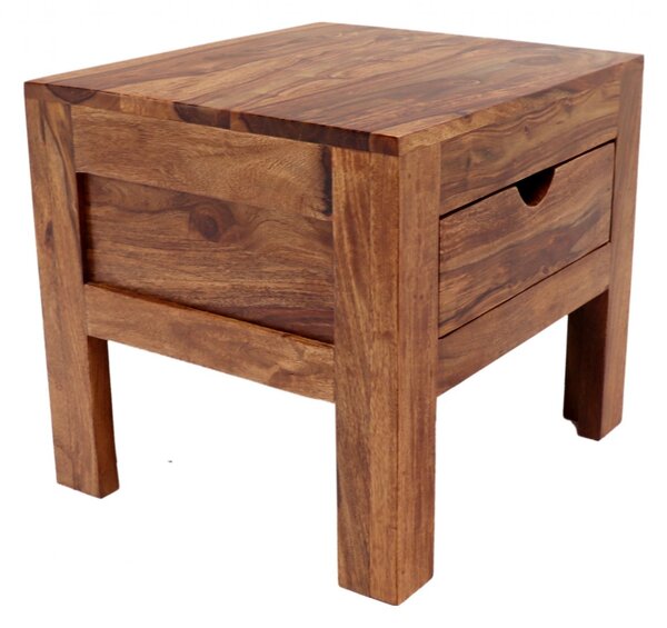 Noční stolek Amba 45x40x40 z indického masivu palisandr
