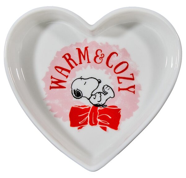 PEANUTS Talířek na šperky srdce "Warm & Cozy" 10 cm