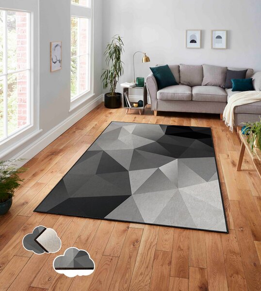 ASIR Koberec (120 x 180) ASR CRPT-103 šedý – geometrie