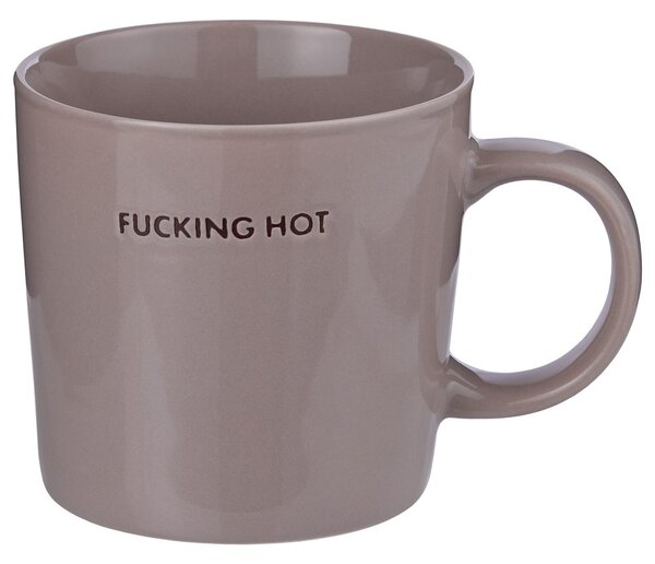 GOOD VIBES Hrnek "Fucking Hot" 400 ml - fialová