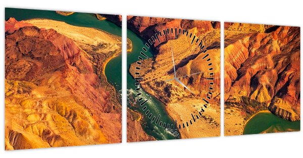 Obraz - Grand Canyon (s hodinami) (90x30 cm)