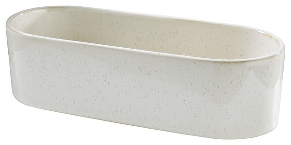Adventní svícen 26 x 11 cm - bílá