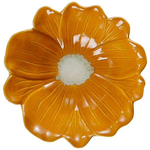 SUNFLOWER Dekorační mísa 20 cm - tm. žlutá