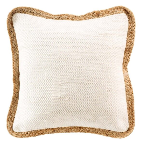 Dekorační polštář s příměsí juty 45x45 cm Akina – douceur d'intérieur