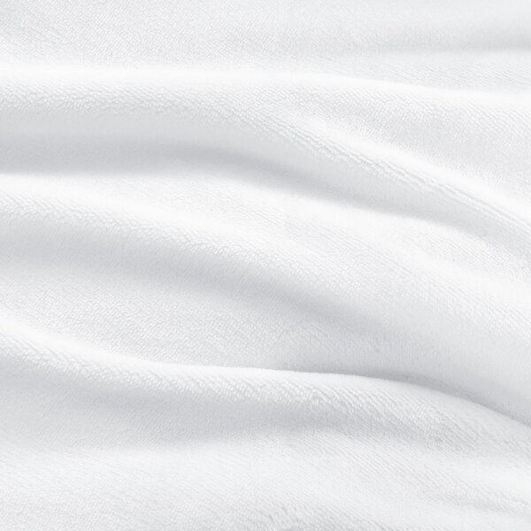 Goldea mikroplyšové elastické prostěradlo deluxe - bílé 90 x 200 cm